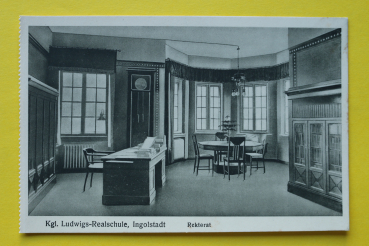AK Ingolstadt / 1910-1920er Jahre / kgl. Ludwigs Realschule / Rektorat / Architektur Schule